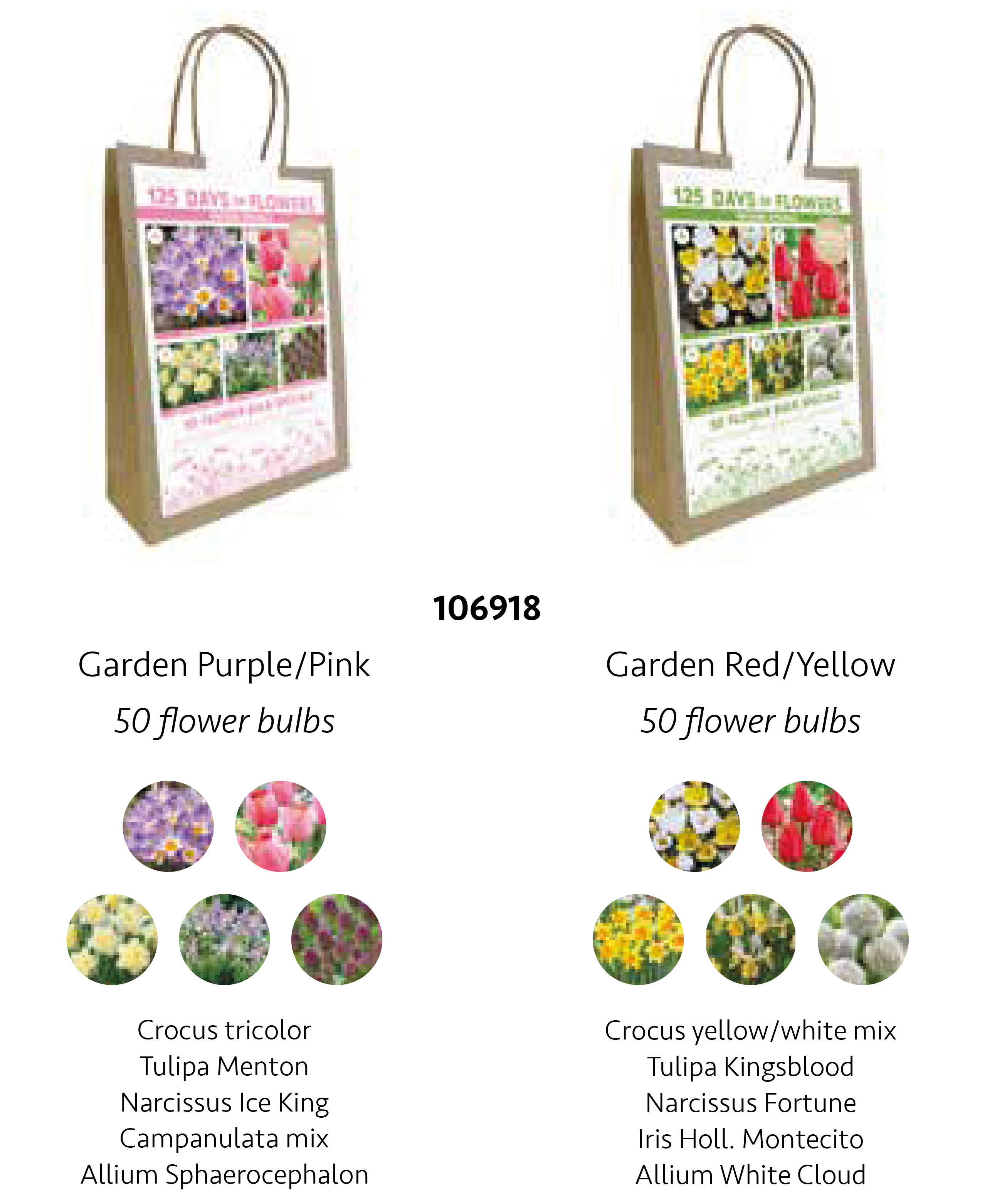 16 SACHETS GARDEN ASSORTIMENT - 125 DAYS 