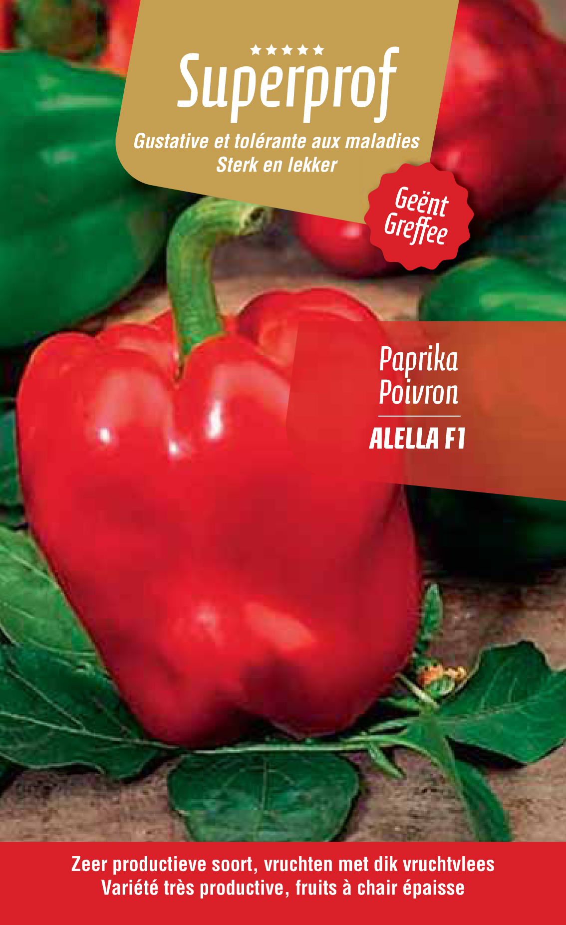 Paprika geënt (tray 8 pot)