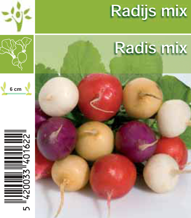 Radijs mix per tray (8x6)