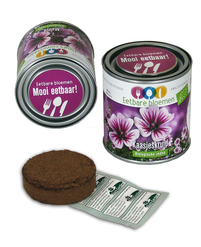 Eetbare bloemen in blik KAASJESKRUID