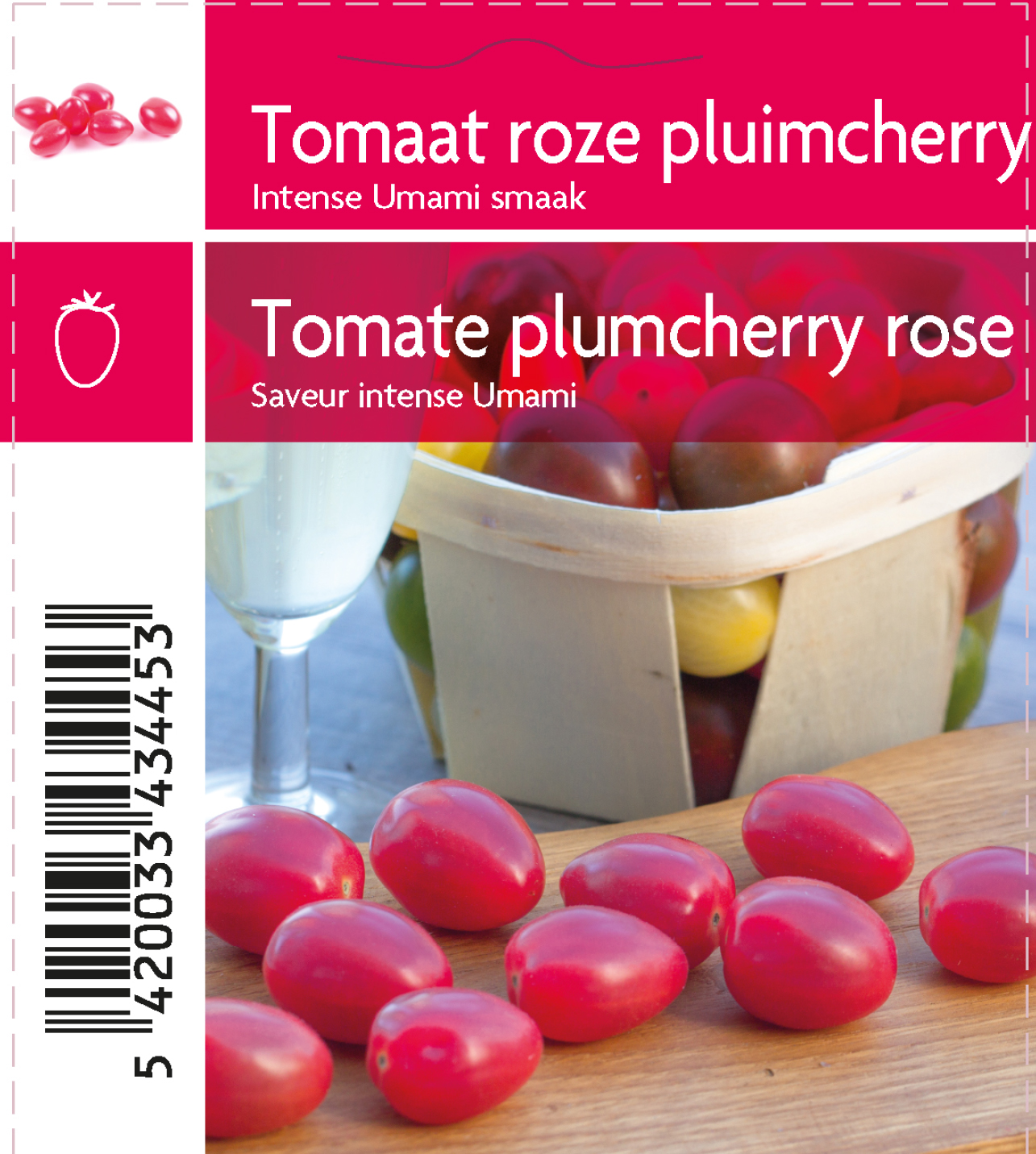 Tomaat roze cherry  (tray 12 pot)