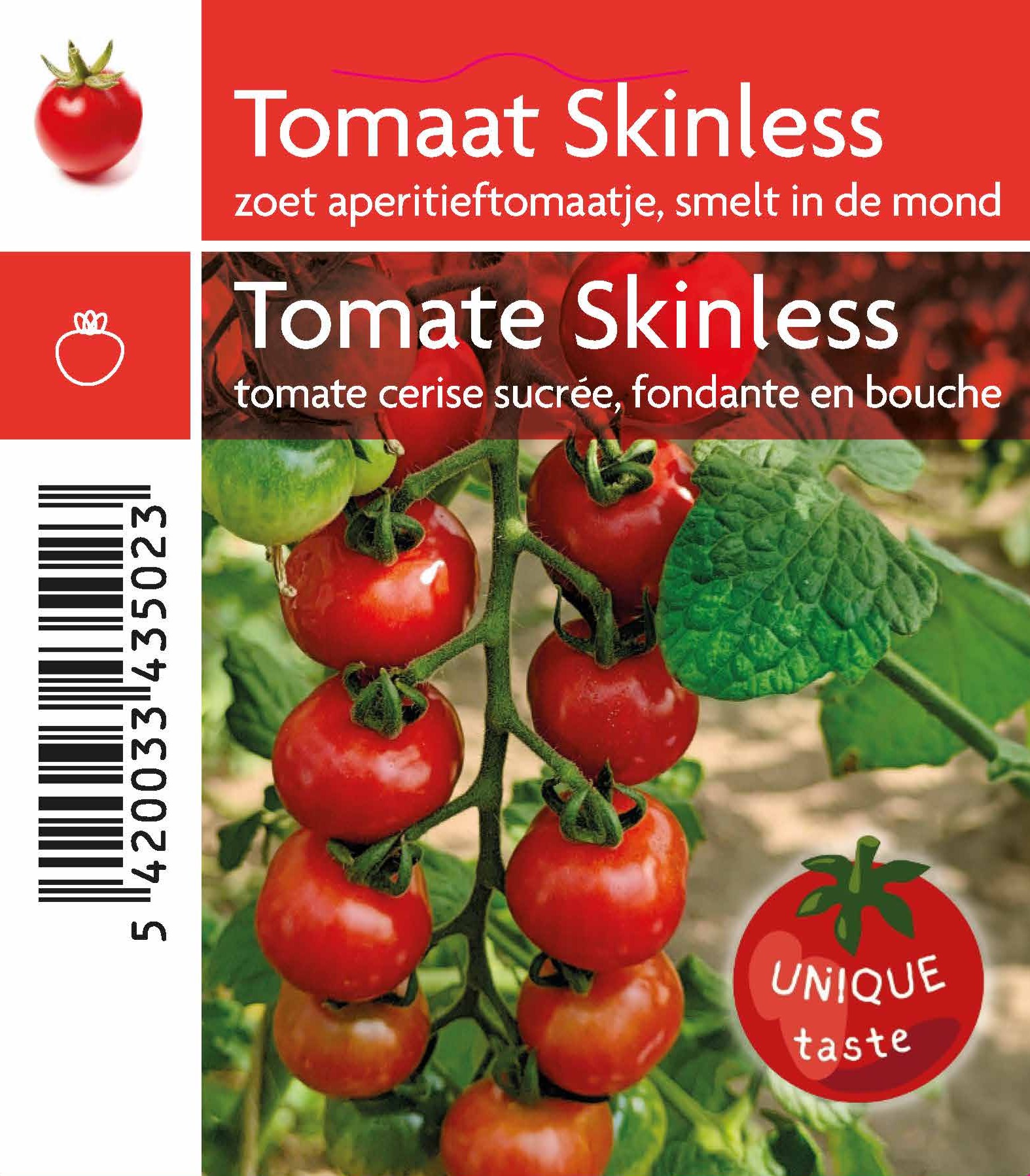 Tomate Skinless (tray 12 pot)