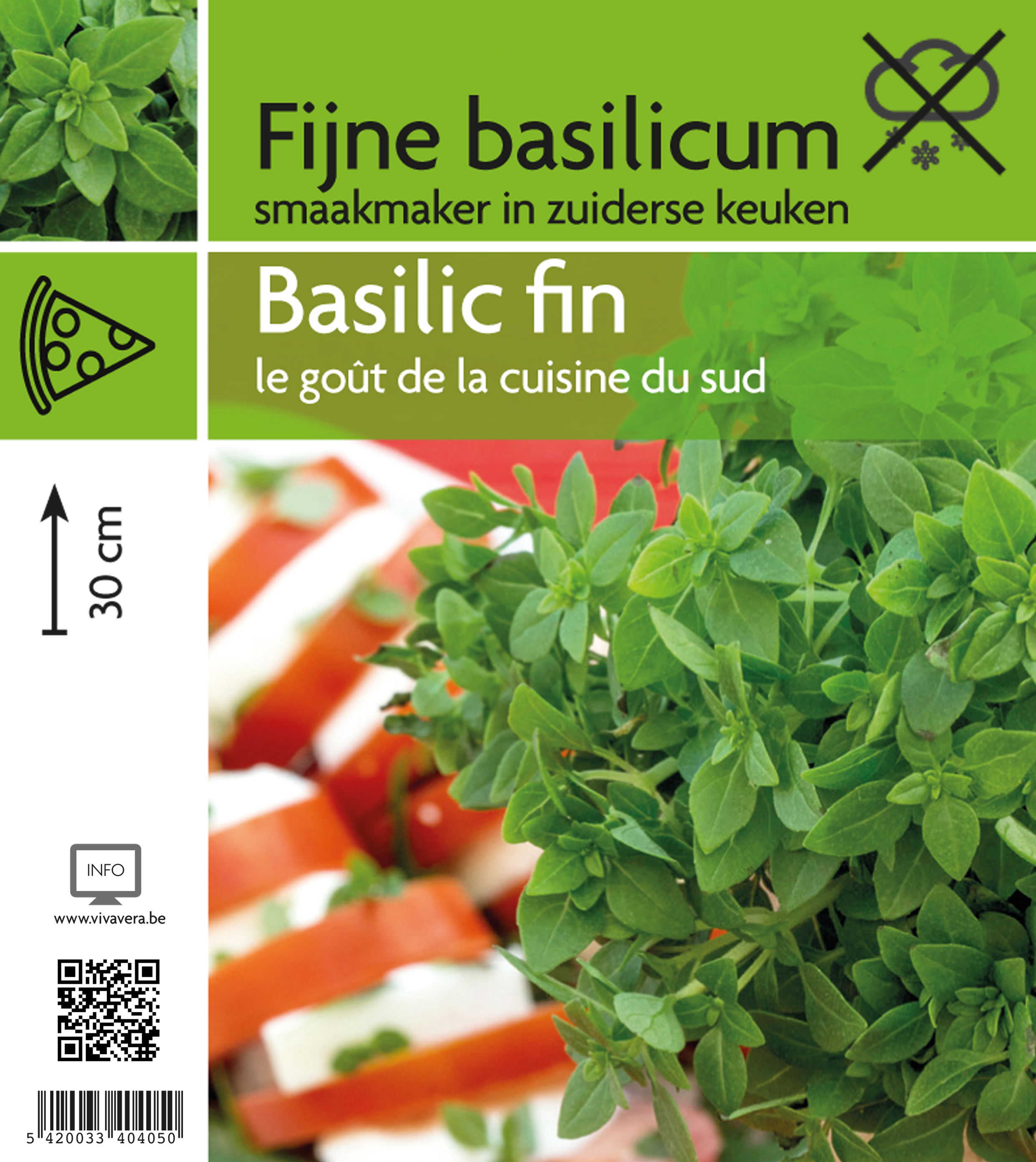 Basilicum fijn (tray 15 pot)