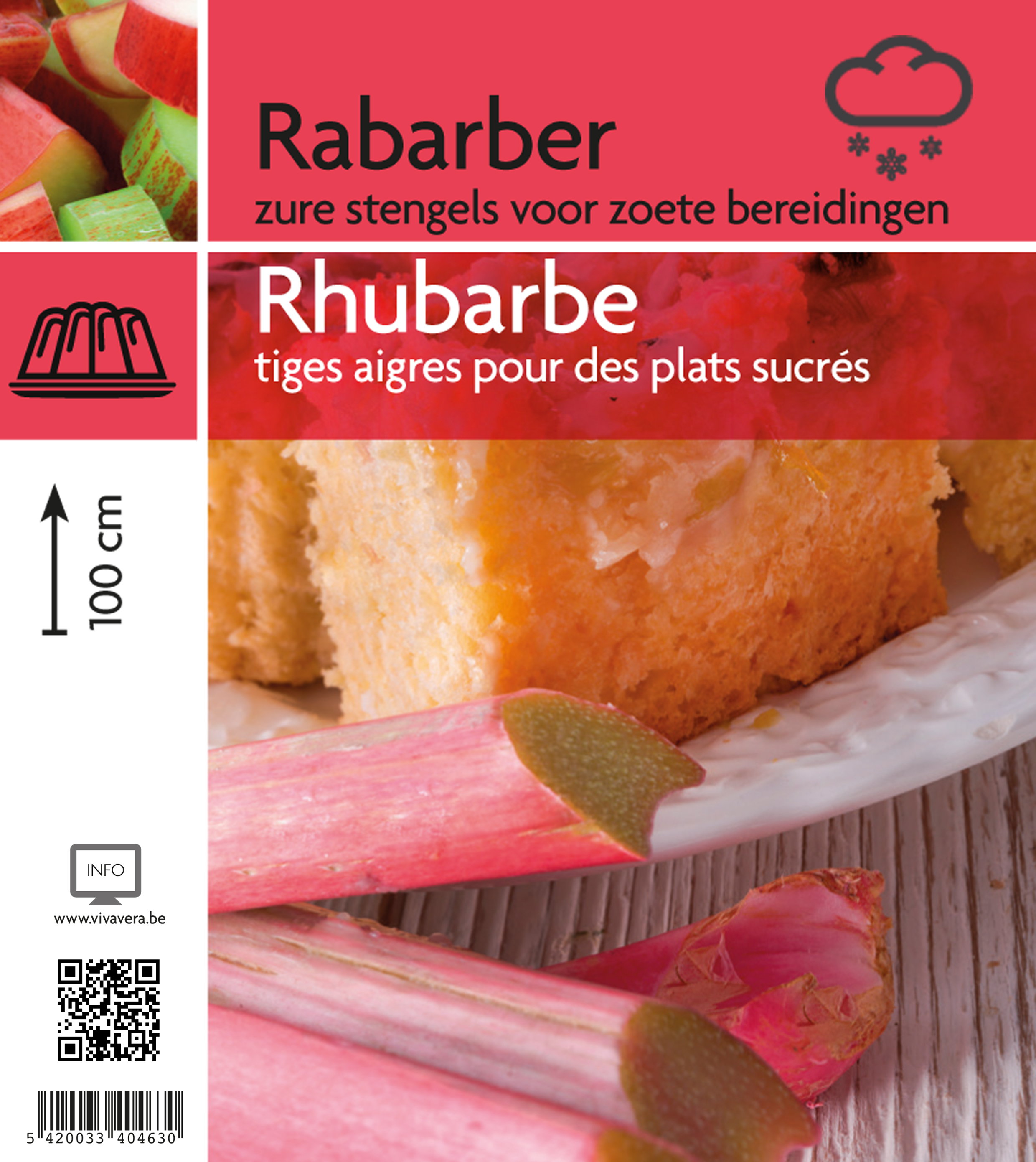 Rhubarbe (tray 15 pot)
