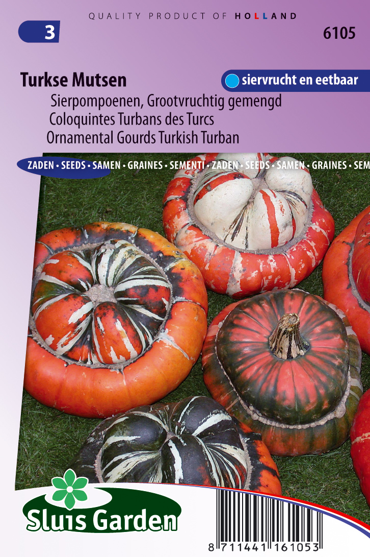 Cucurbita maxima Turkse mutsen mix