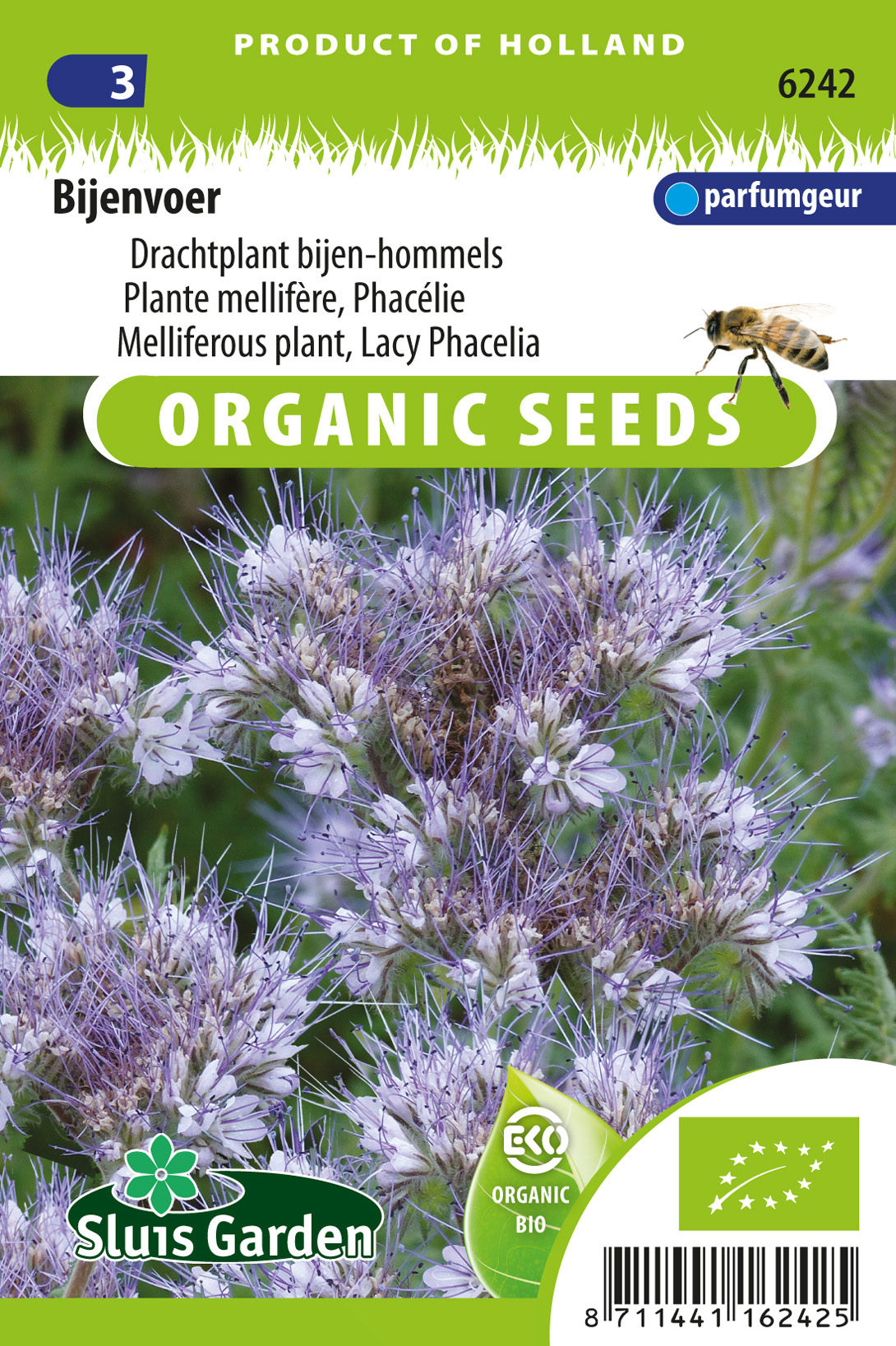 Phacelia, drachtplant en groenbemester BIO