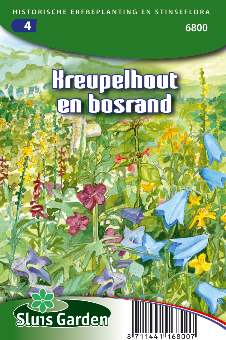 Aan zonnig kreupelhout en bosrand