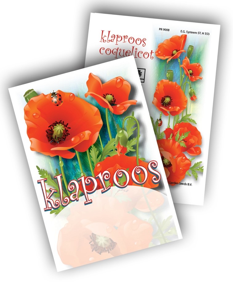 500 sachets semences Coquelicot  (7 Ã  10 cm) 