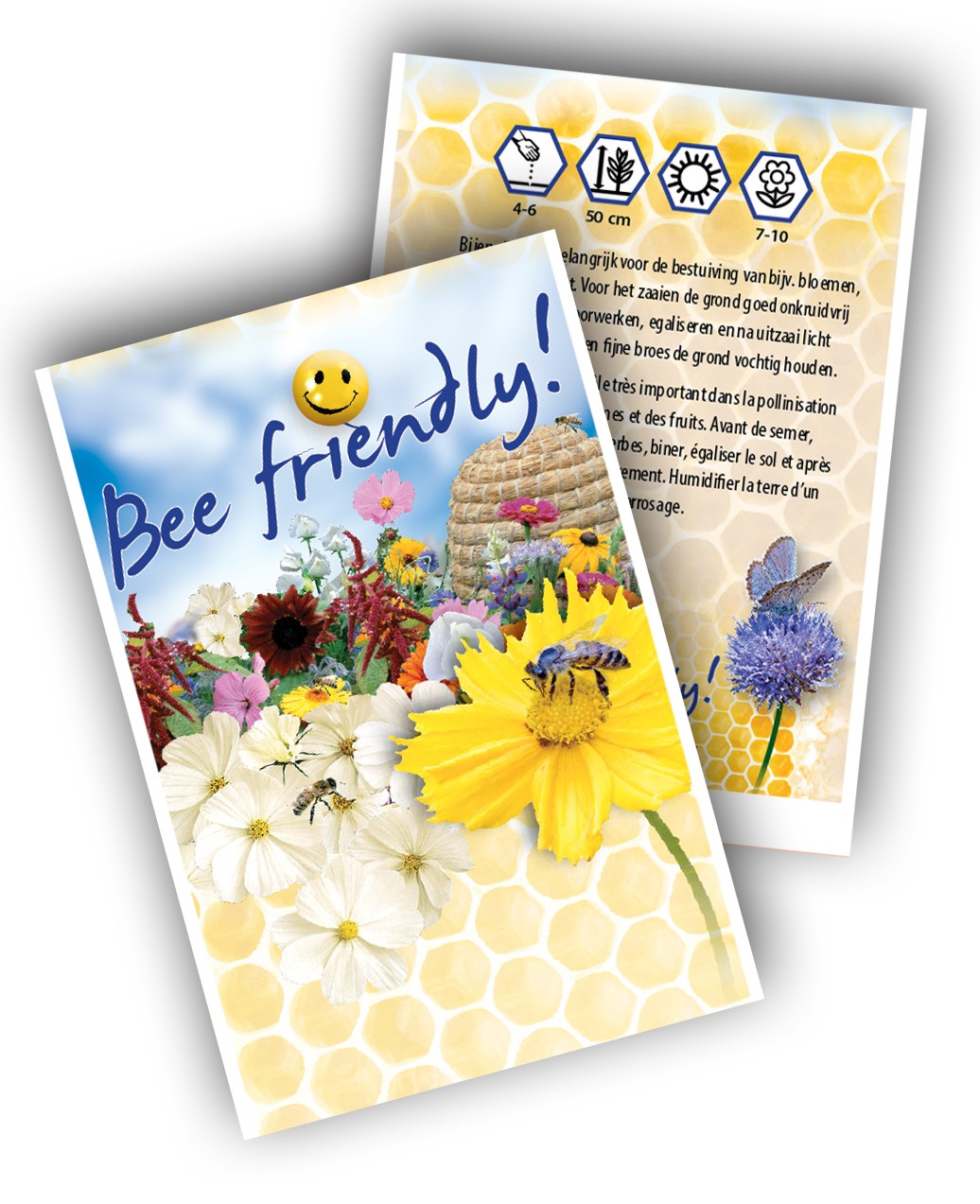 500 sachets BIO Melange fleurs Bee Friendly (7 op 10 cm)
