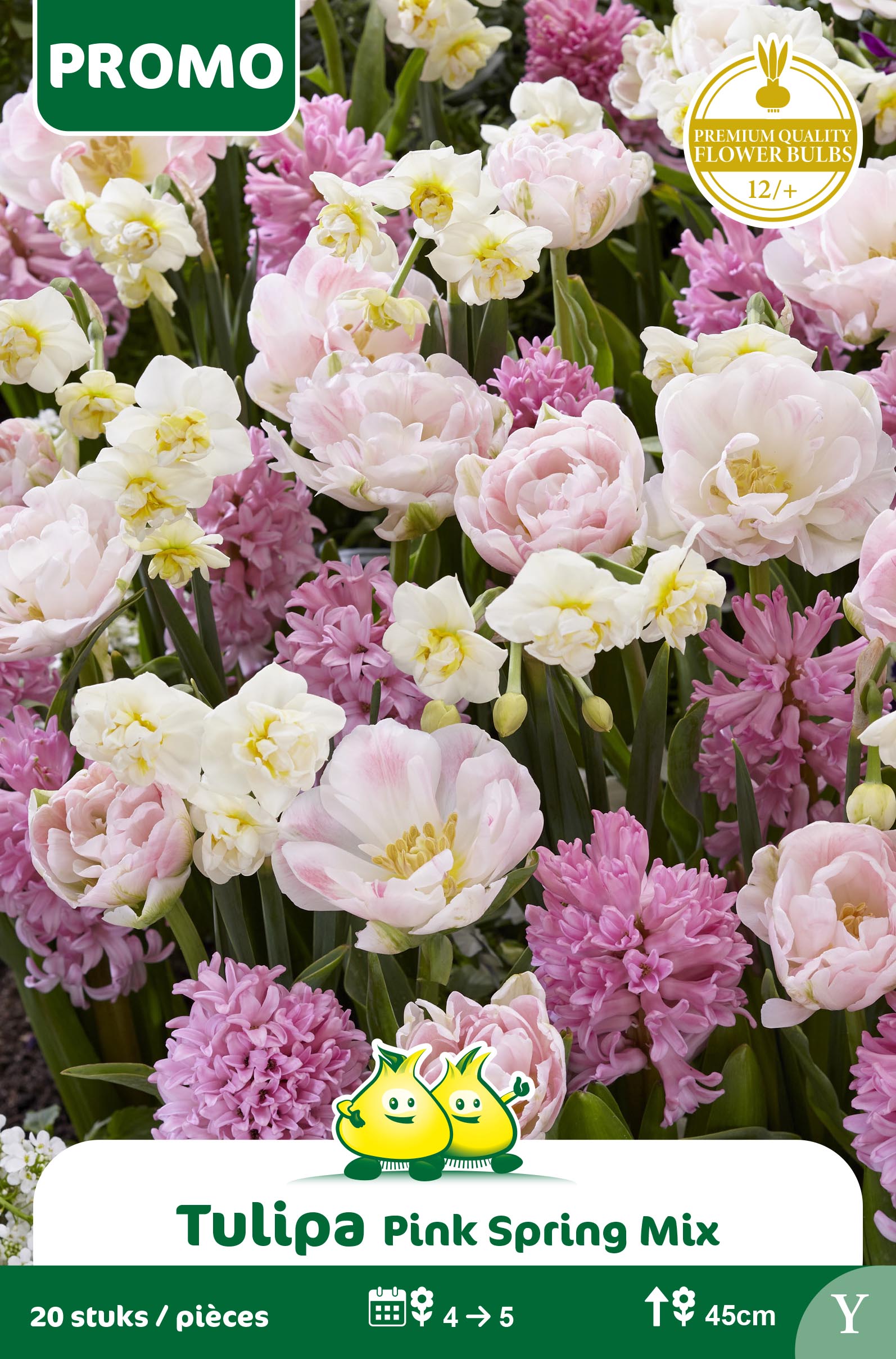 ZAKJES PINK SPRING MIX 20 ST