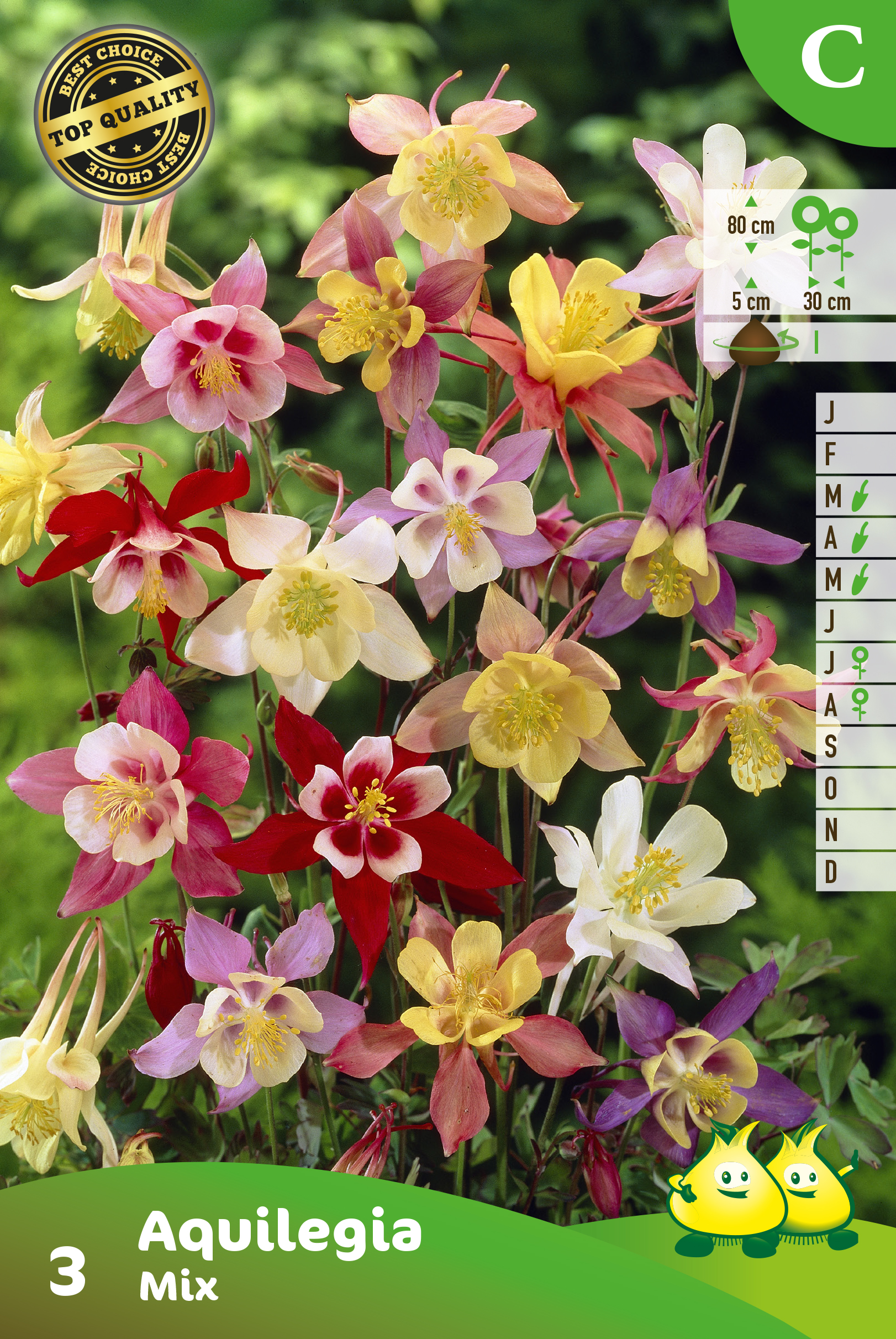 ZAKJES AQUILEGIA MIX 3 C