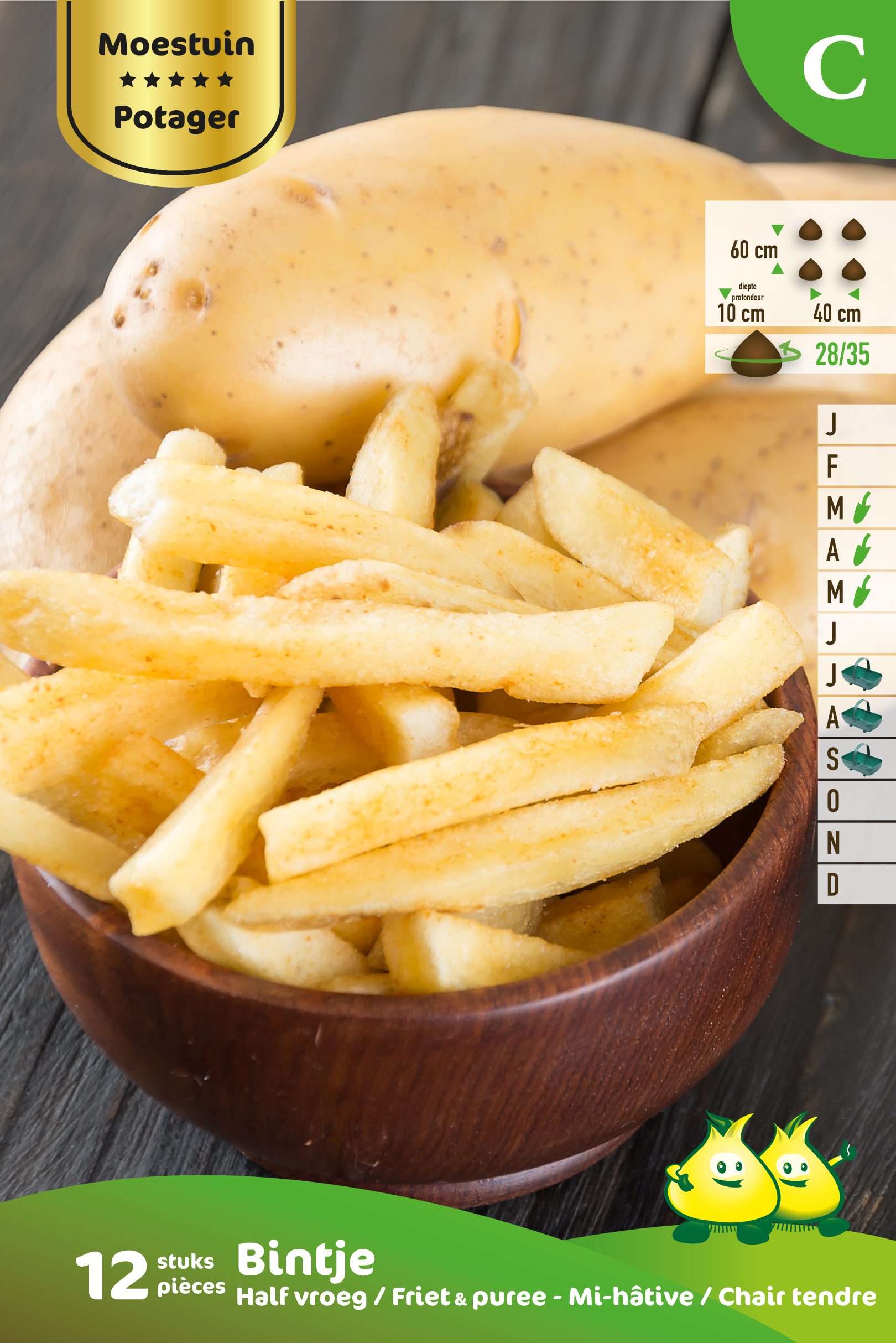12 aardappelen Bintje