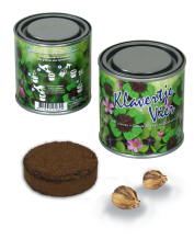 Boeketje in blik Klavertje 4