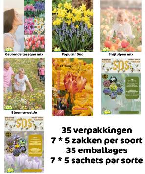 OMDOOS 35 VERPAKKINGEN IN 7 SOORTEN CADEAUARTIKEL