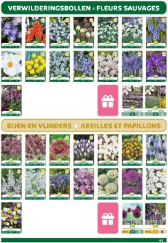 VULLING Instagram Bloembollen eiland 65 * 5 zakjes + 45 kraft draagtasjes 