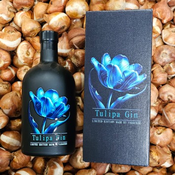 1 fles Tulia Gin 500 ml - inclusief geschenkdoos